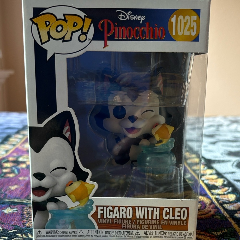 🐱🐠🐱 FUNKO POP Disney Pinocchio Figaro and Cleo Vinyl Figure🐱🐠🐱 NWT 🐱🐠🐱